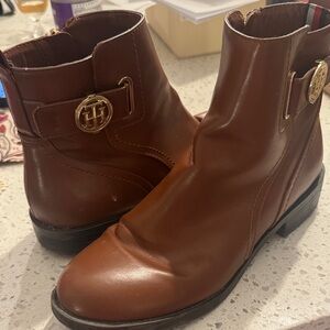 Tommy Hilfiger Brown Ankle Boots